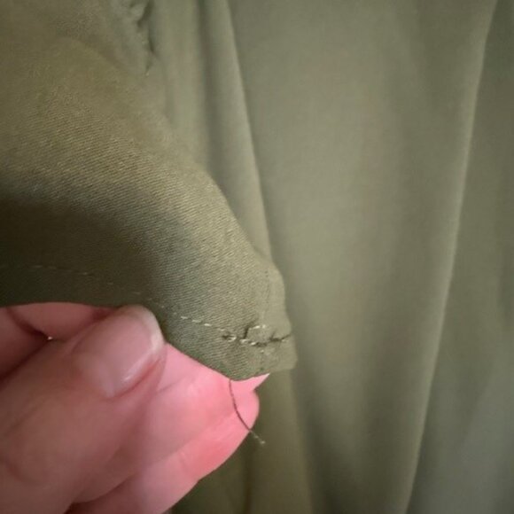 Lightweight Shift Dress- Green XL - Picture 4 of 7
